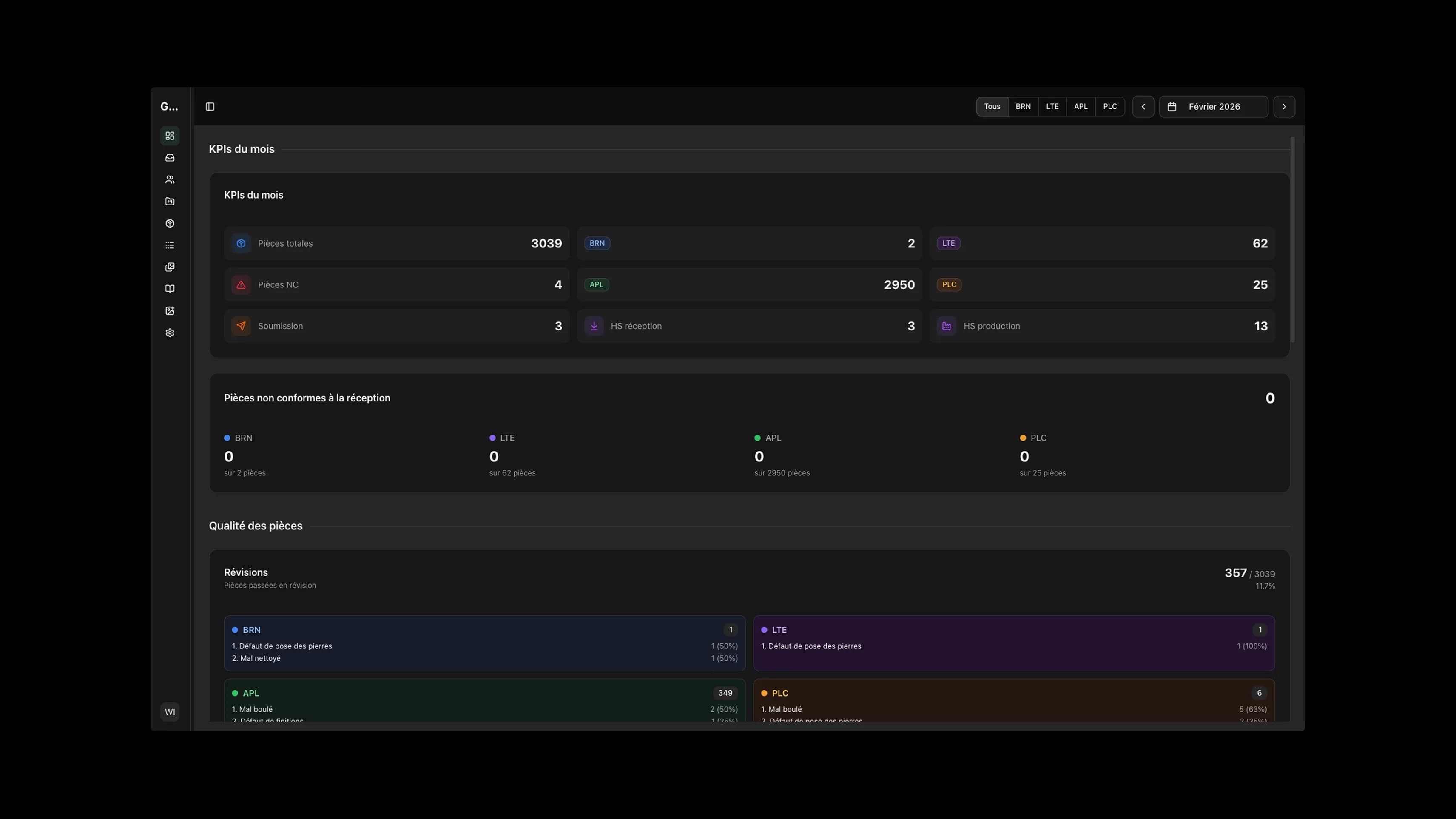 QA-Chines — ERP Assurance Qualité pour le sertissage horloger